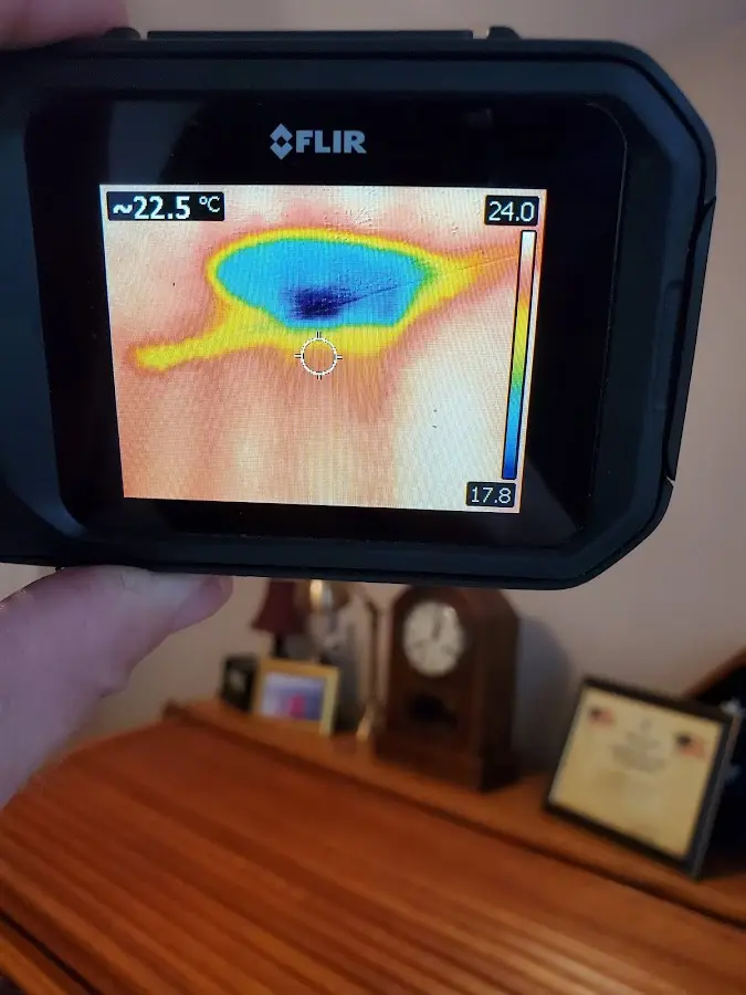 Thermal imaging inspection for water damage in North Little Rock